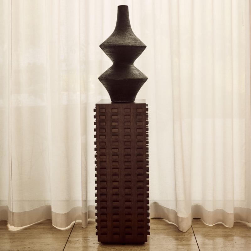 Cabo Black Terracotta Floor Vase - image 5 of 6